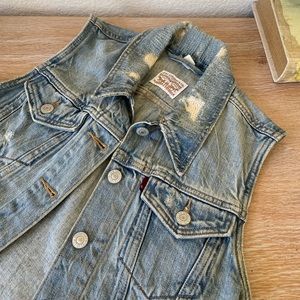 Levi’s Vintage Distressed Denim Vest